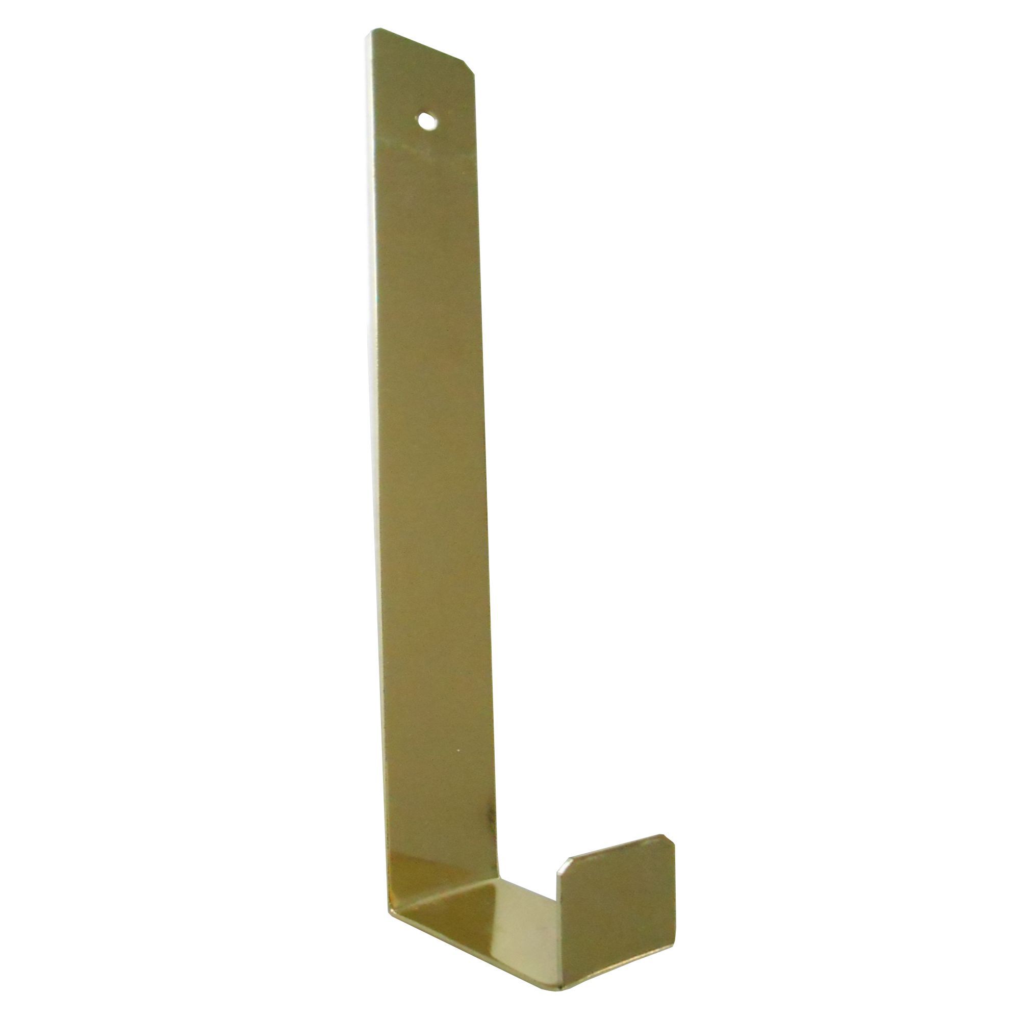 B&Q Golden Steel Door hook bracket Departments DIY at B&Q