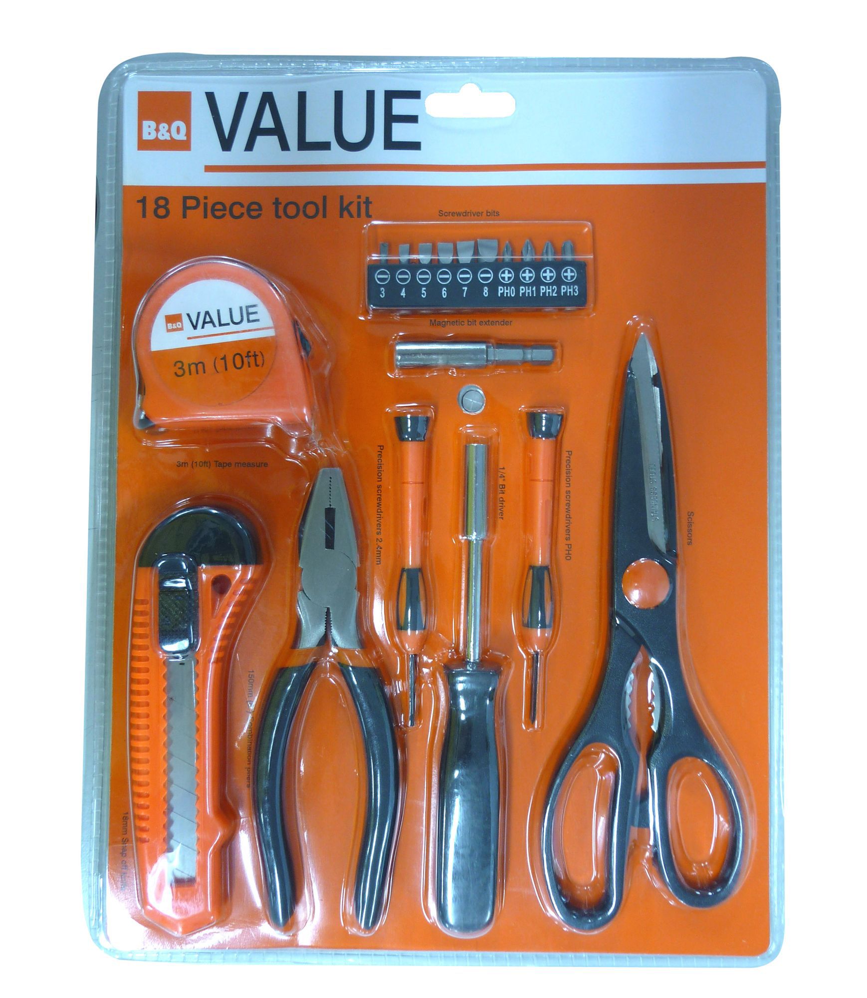 18 piece Tool set Departments DIY at B&Q