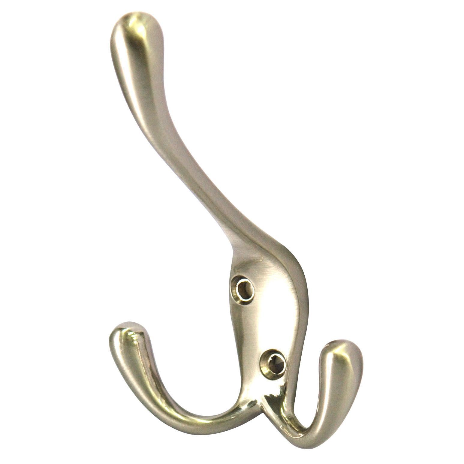 B Q Zinc Alloy Hat Coat Hook Departments Diy At B Q