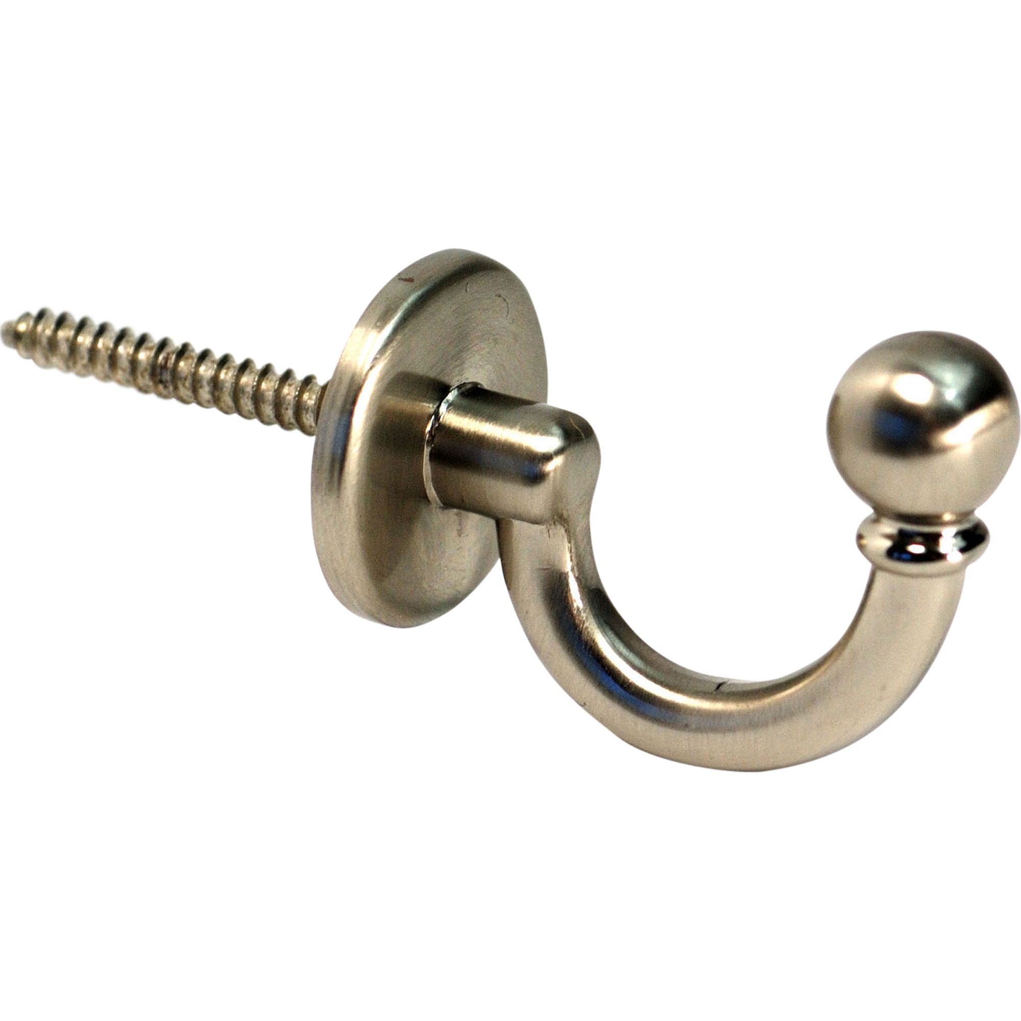 Brass effect Metal Hook (H)53mm Departments DIY at B&Q