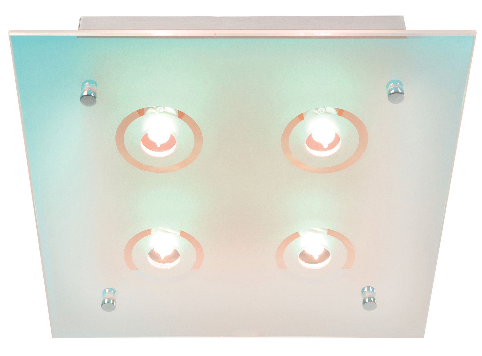 Opal Frosted Flush Ceiling Light Departments Diy At B Q