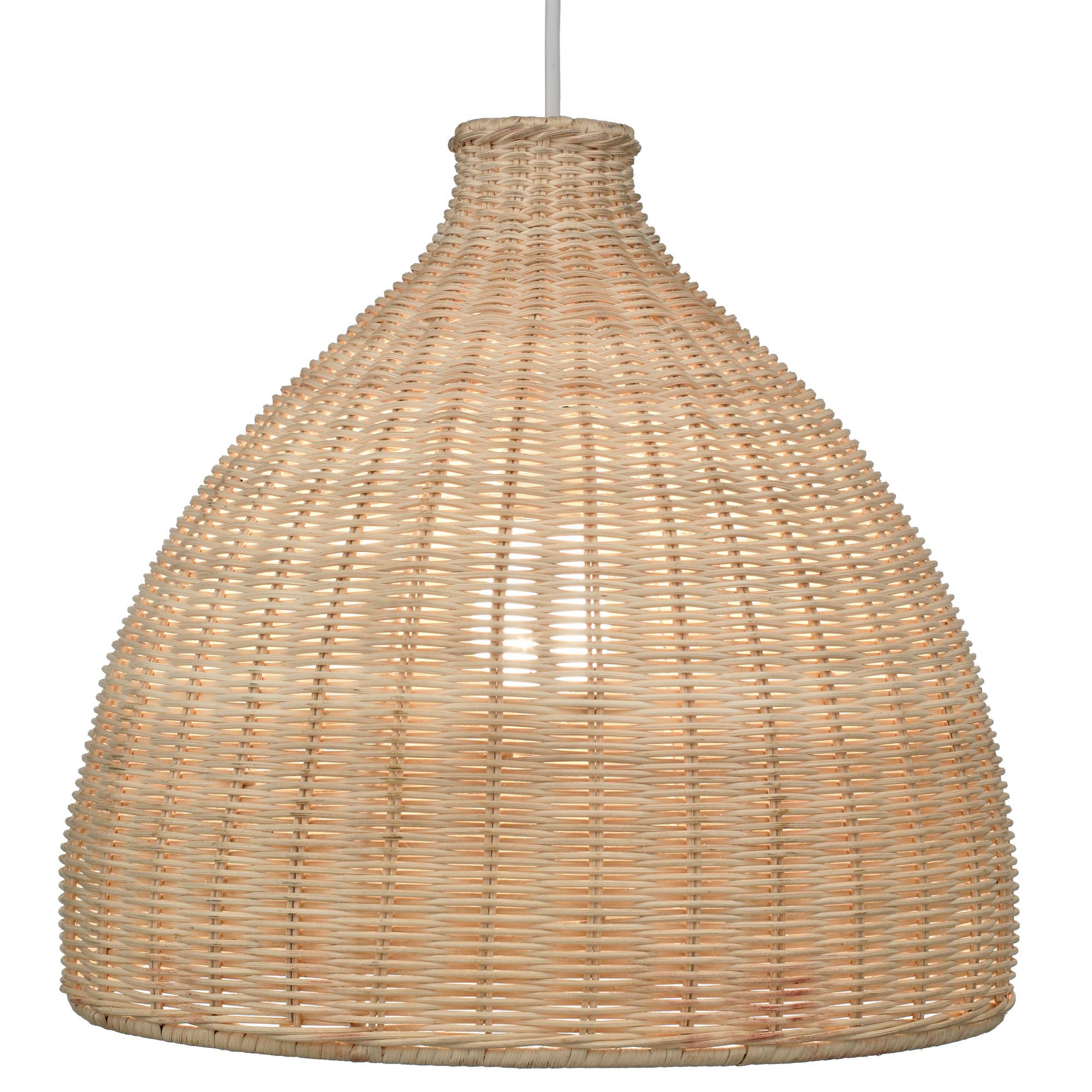 Colours Zena Natural Rattan Light Shade (D)33cm | Departments | DIY at B&Q