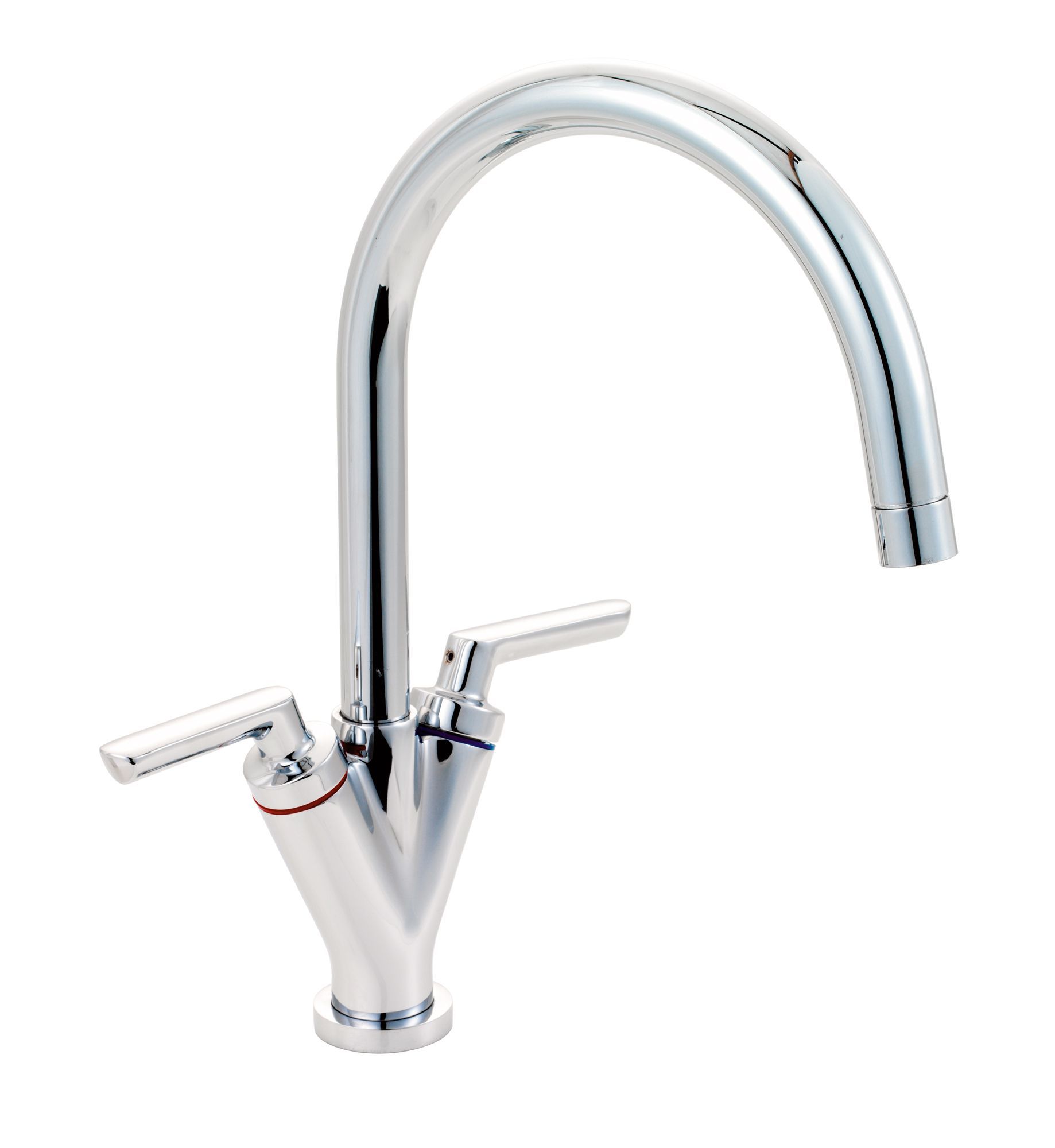 Cooke & Lewis Reno Chrome finish Kitchen Monobloc tap Departments