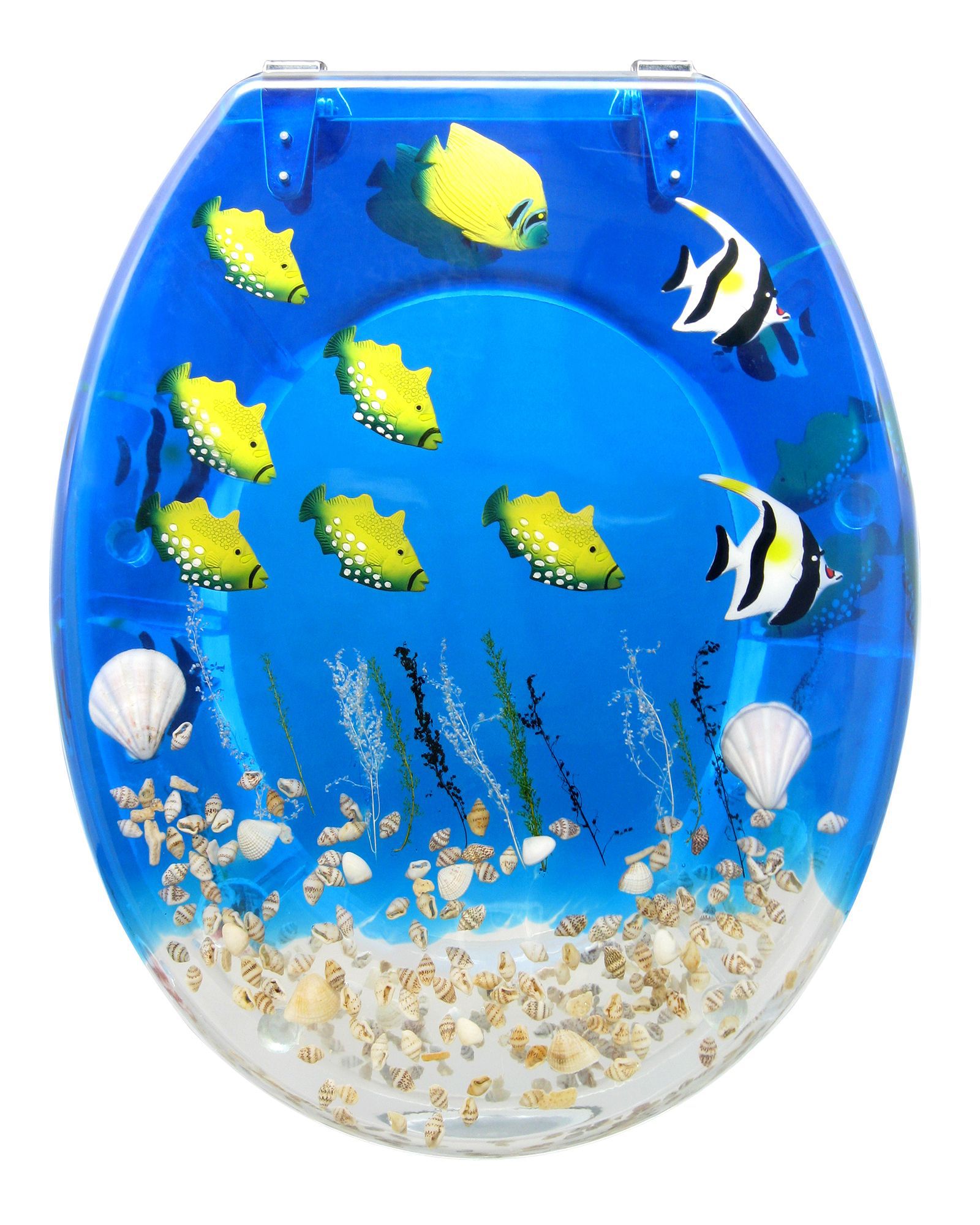 Multi coloured Tropical fish Toilet seat | Departments | DIY at B&Q