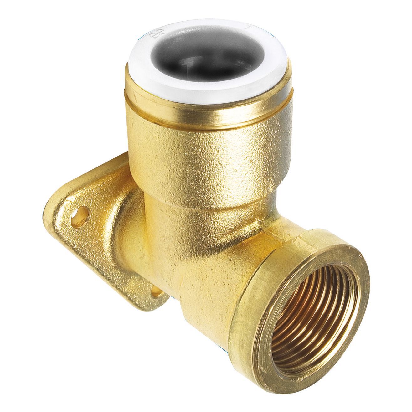 JG Speedfit Pushfit 90° Wallplate Pipe elbow (Dia)15mm Departments