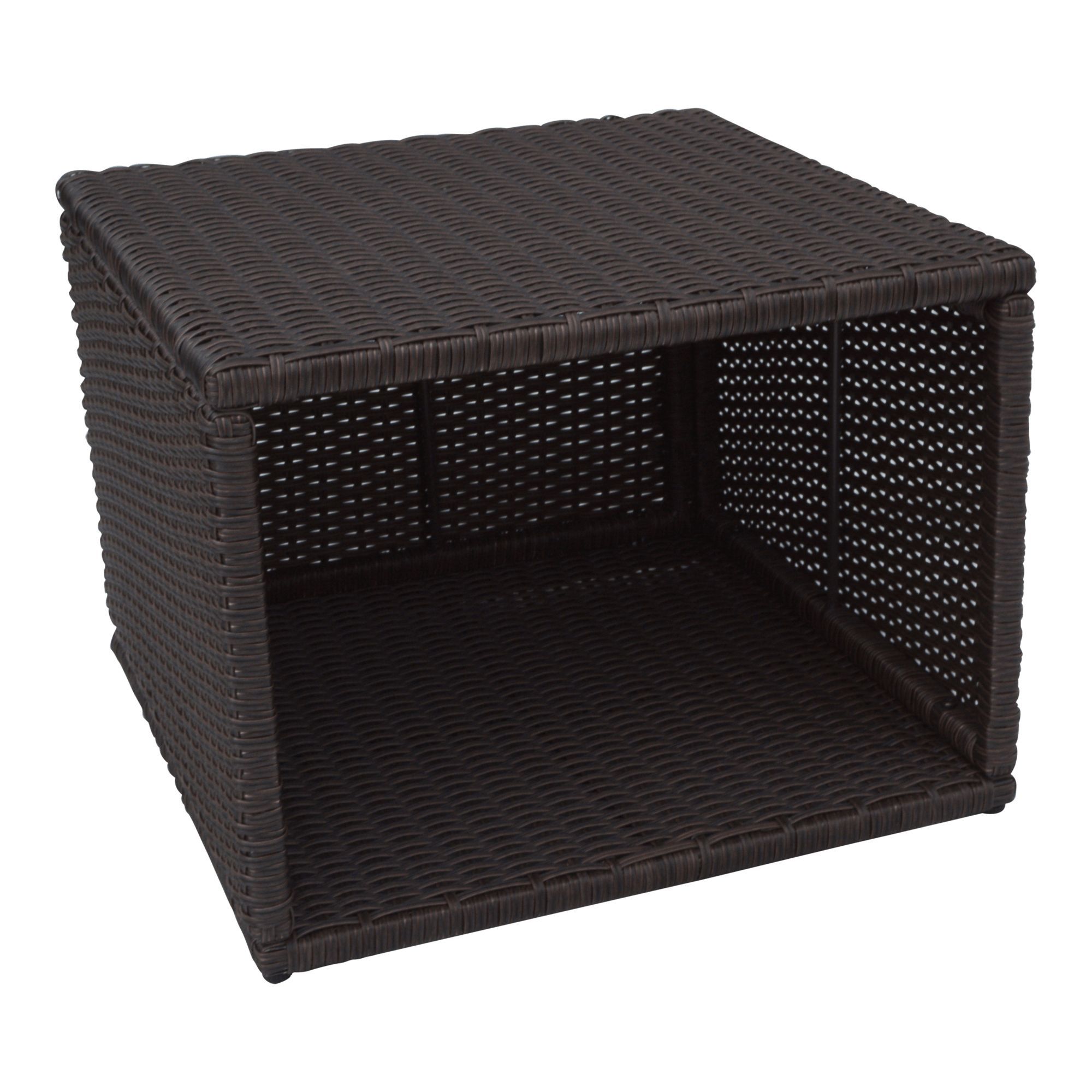 Rattan Spa side table Departments DIY at B&Q