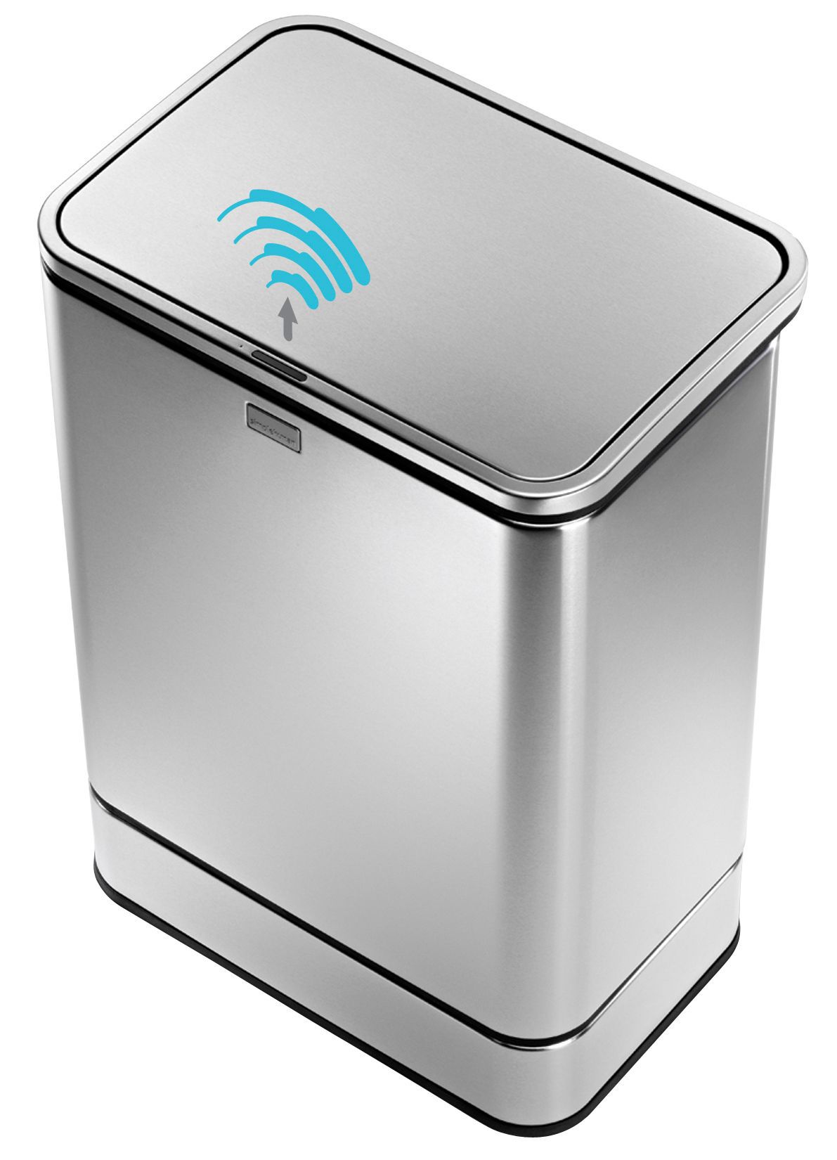 Simplehuman Stainless Steel Rectangular Kitchen Sensor Bin   0838810012759 01c