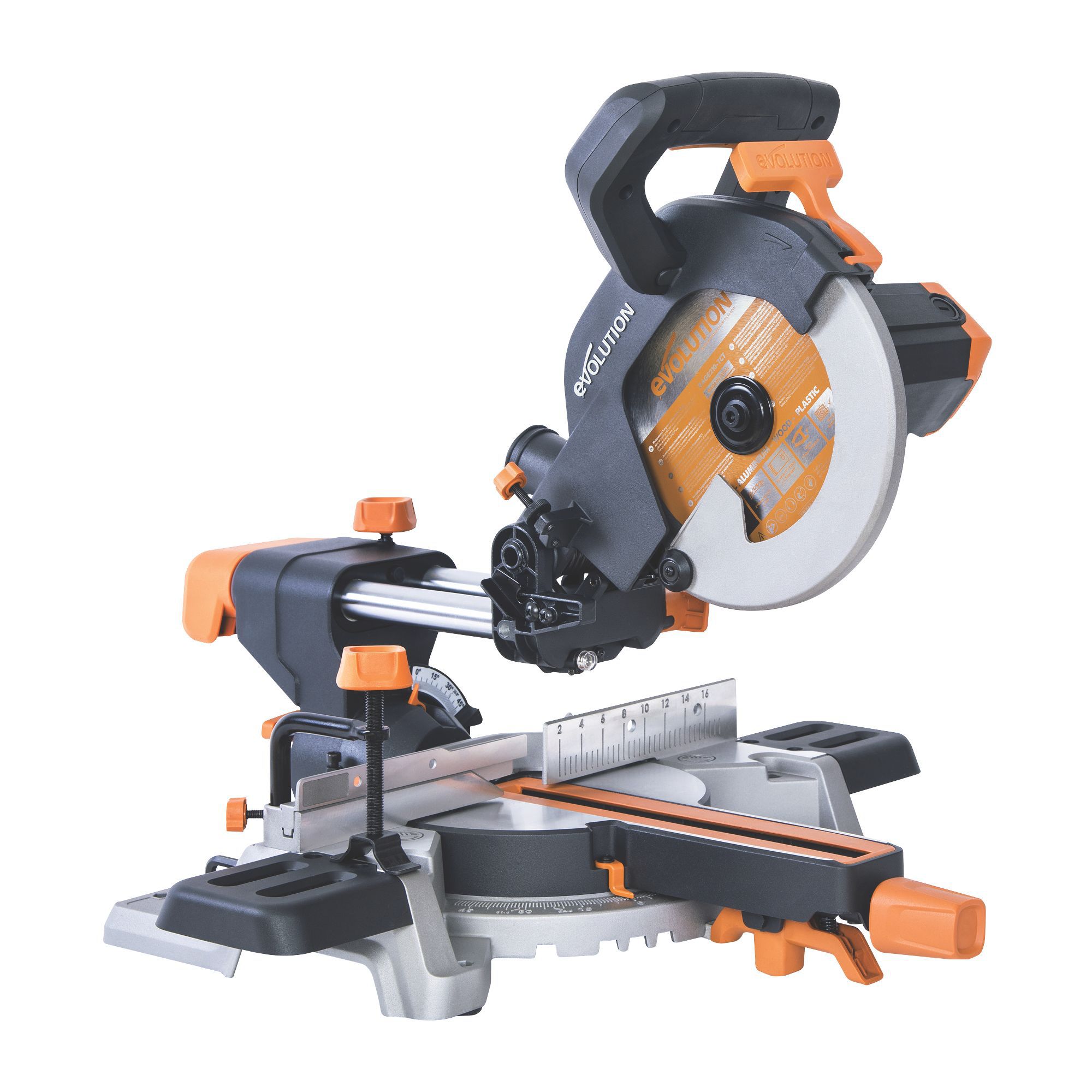 Evolution 1500W 240V 210mm Sliding mitre saw R210SMS | Departments ...