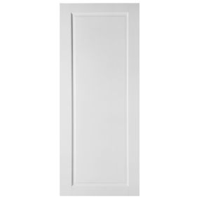 1 panel Shaker White Internal Door, (H)1981mm (W)838mm (T)35mm