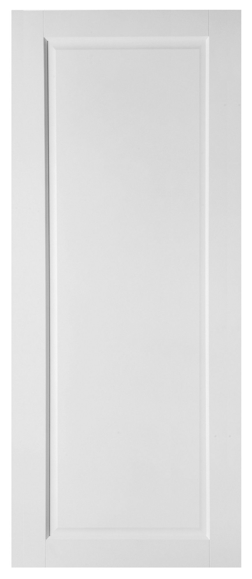 1 panel Unglazed Shaker White Internal Door, (H)1981mm (W)762mm (T)35mm