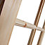 10 Lite Clear Glazed Oak veneer Internal French door