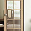 10 panel Clear Glazed Hardwood Oak veneer Internal Folding Door set, (H)1981mm (W)1830mm