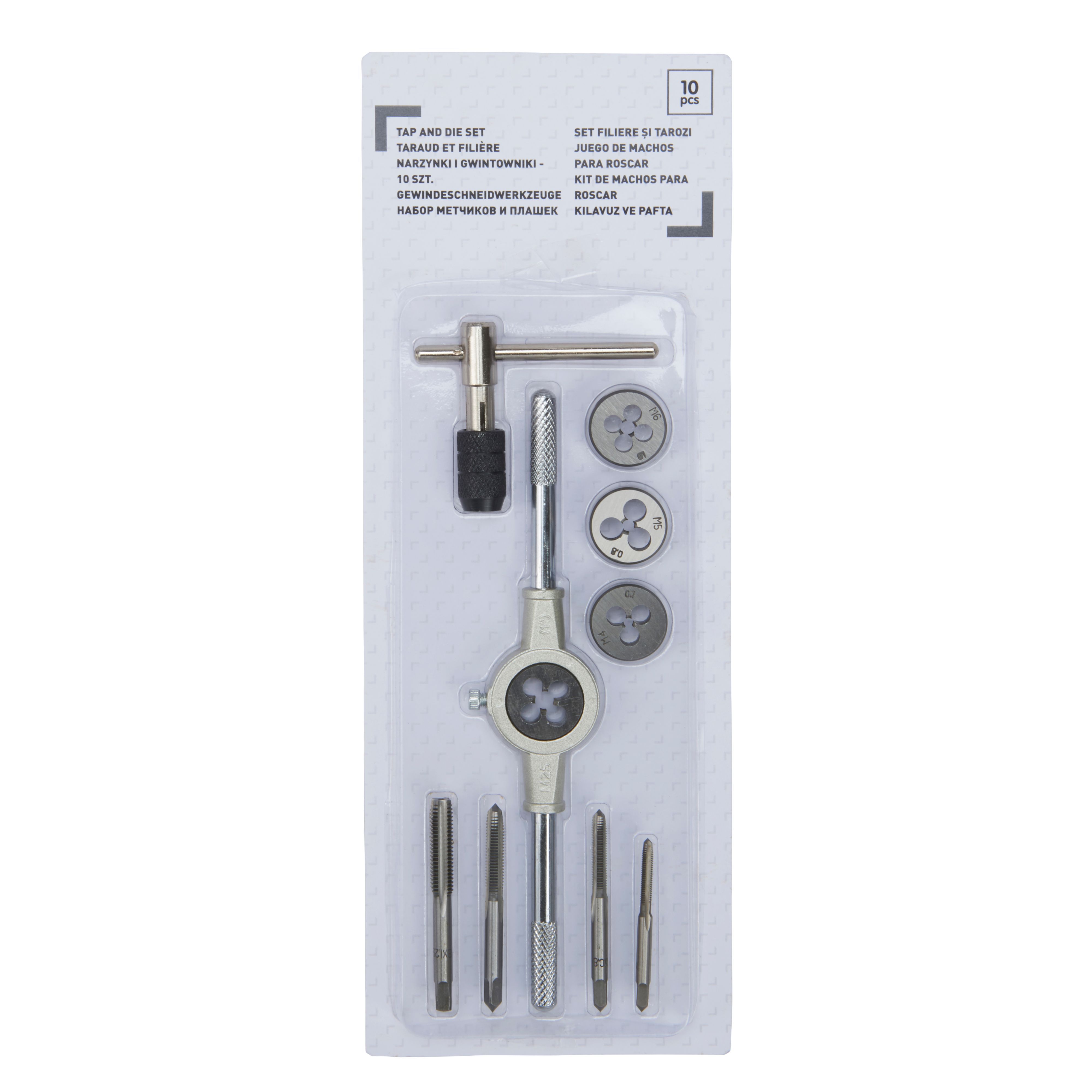 10 piece Tap & die set