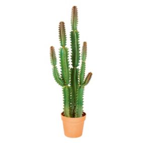 100cm San pedro cactus Artificial plant in Terracotta Pot