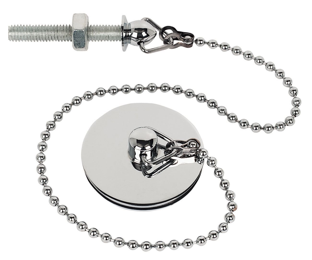 Basin plug & chain Departments DIY at B&Q