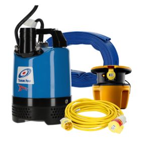 110-240V 50mm Submersible water pump bundle - Weekend hire