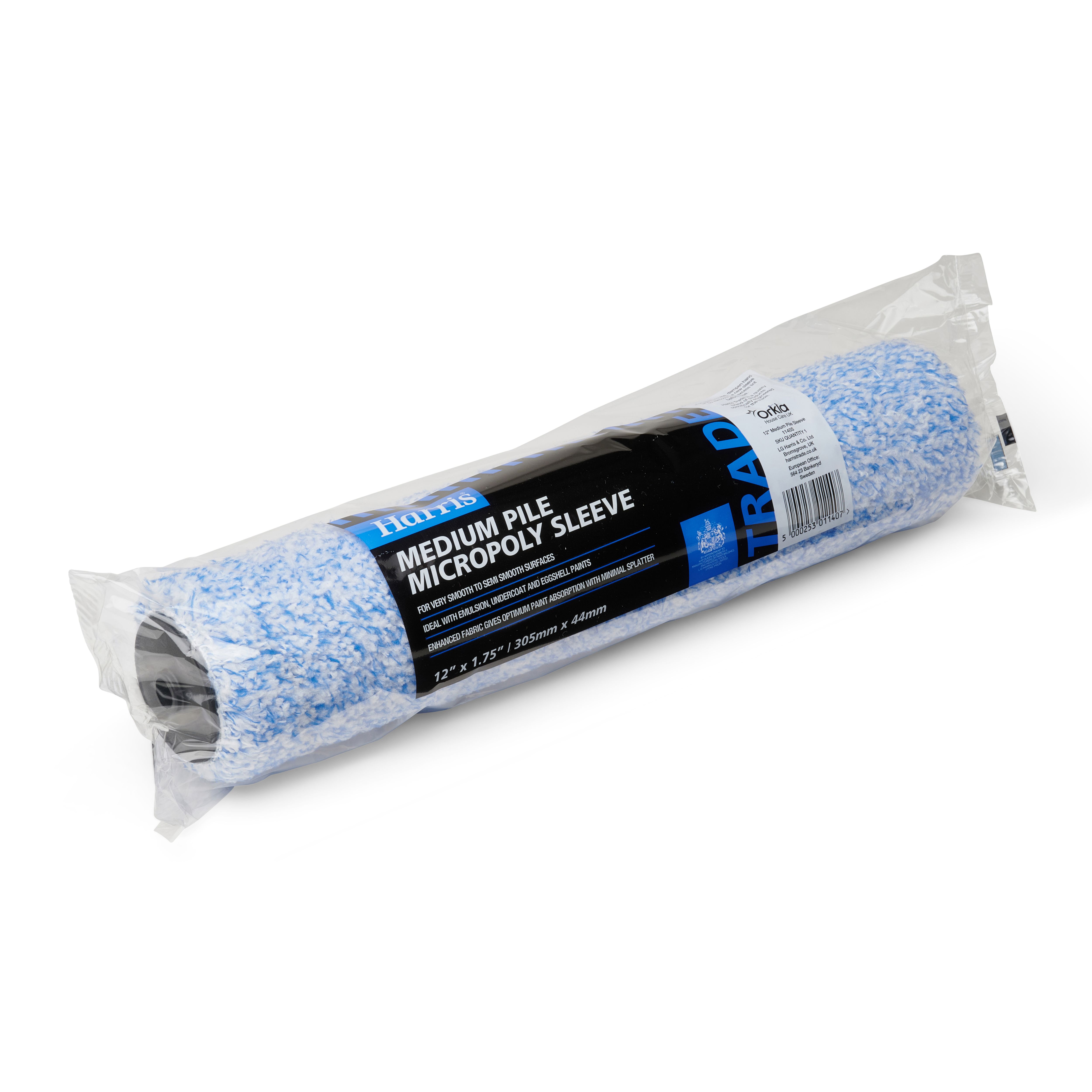 12" / 75mm Harris Trade Interior Roller sleeve