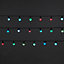 120 Multicolour Berry LED String lights with Green cable