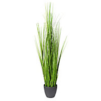 120cm Grass Artificial plant in Black Pot