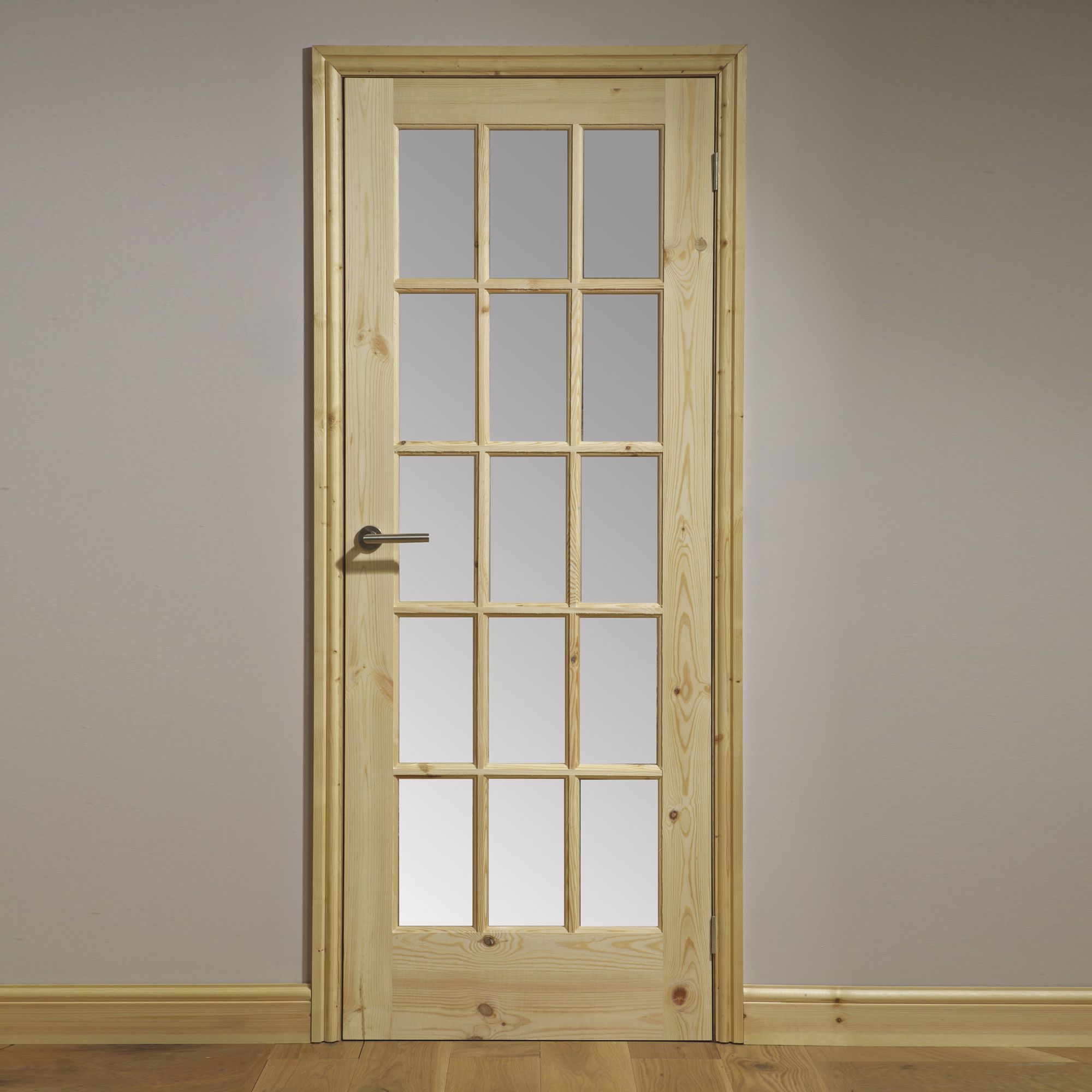 15 Lite Glazed Internal Door, (H)1981mm (W)838mm (T)35mm