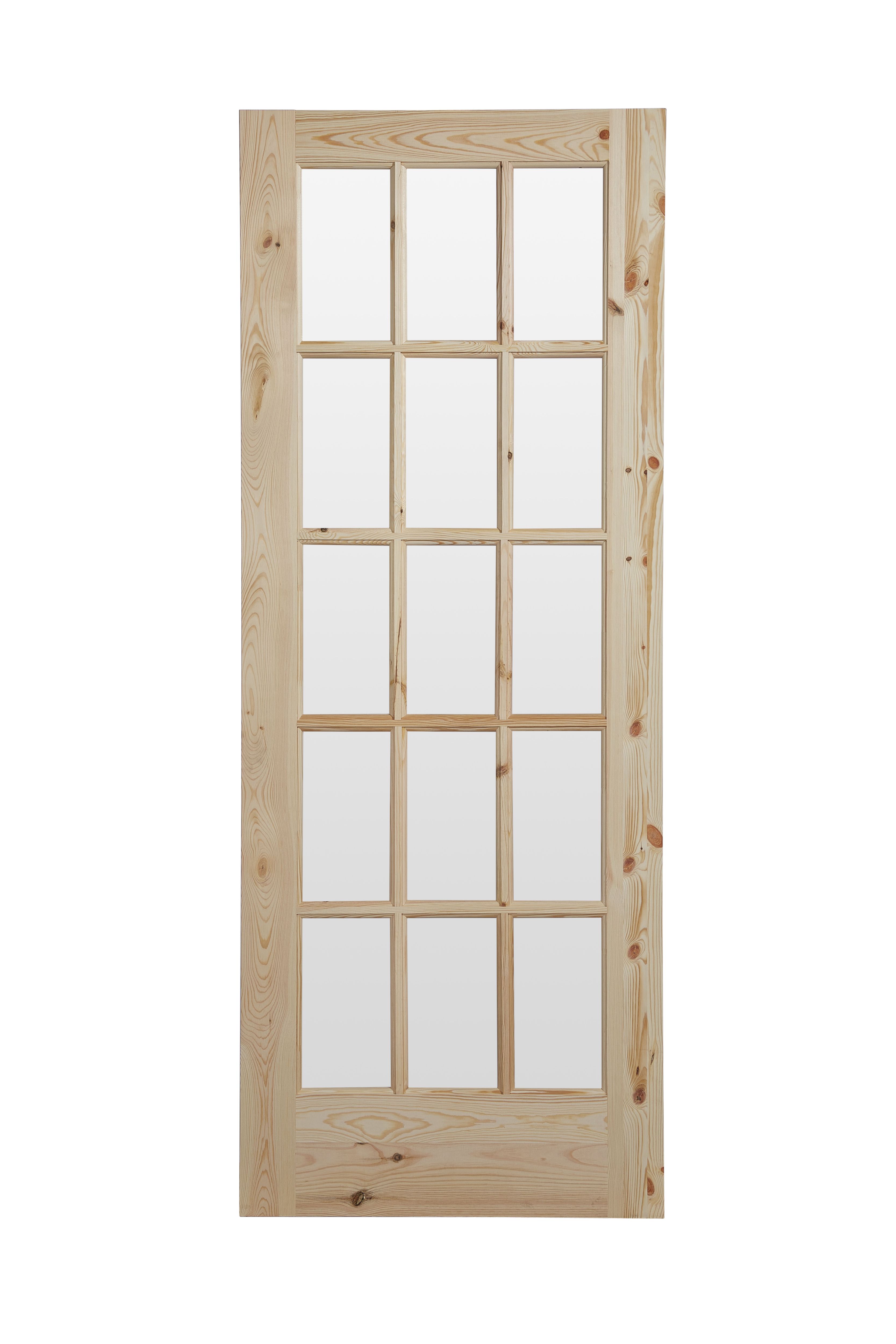 15 Lite Glazed Internal Door, (H)2032mm (W)813mm (T)35mm