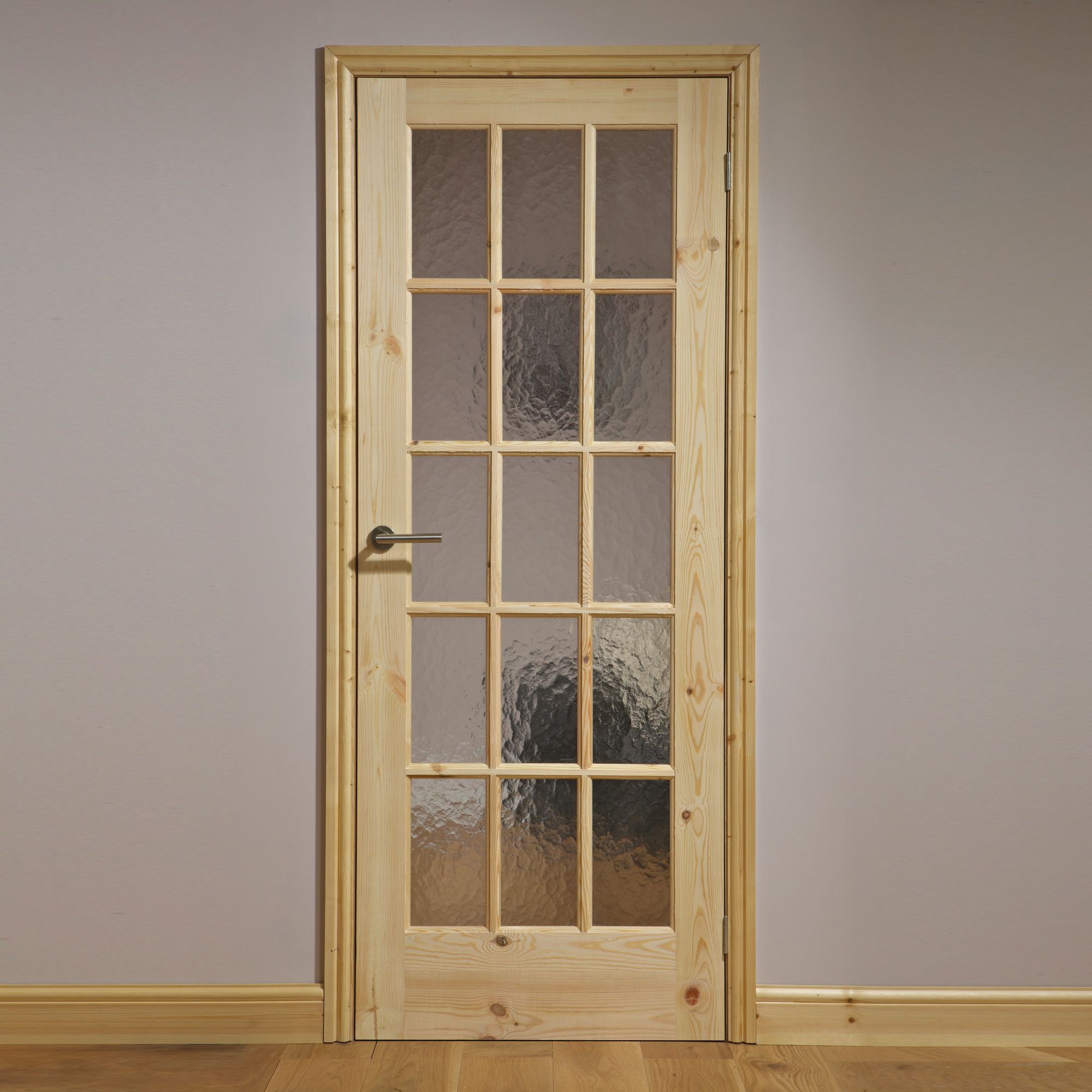 15 Lite Glazed Internal Door, (H)2032mm (W)813mm (T)35mm