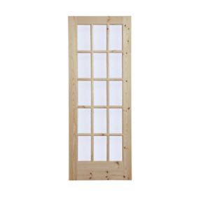 15 Lite Obscure Glazed Internal Door, (H)1981mm (W)686mm (T)35mm