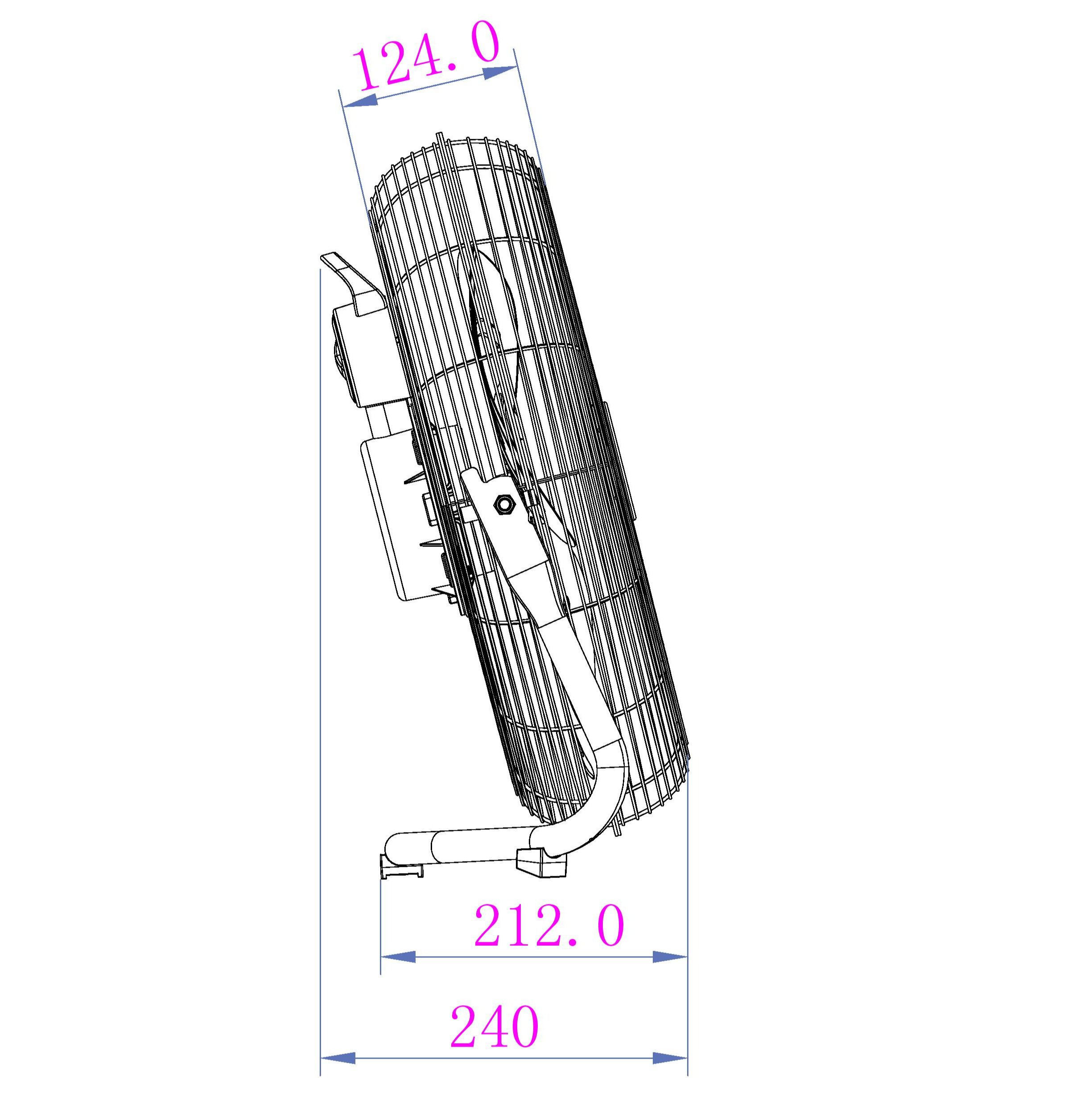 18" 99.2W Floor fan