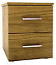 2 Drawer Chest of drawers (H)495mm (W)400mm (D)500mm