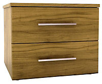 2 Drawer Chest of drawers (H)495mm (W)600mm (D)500mm