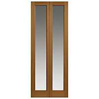 2 Lite Carron Patterned Glazed Internal Door, (H)1981mm (W)762mm (T)35mm