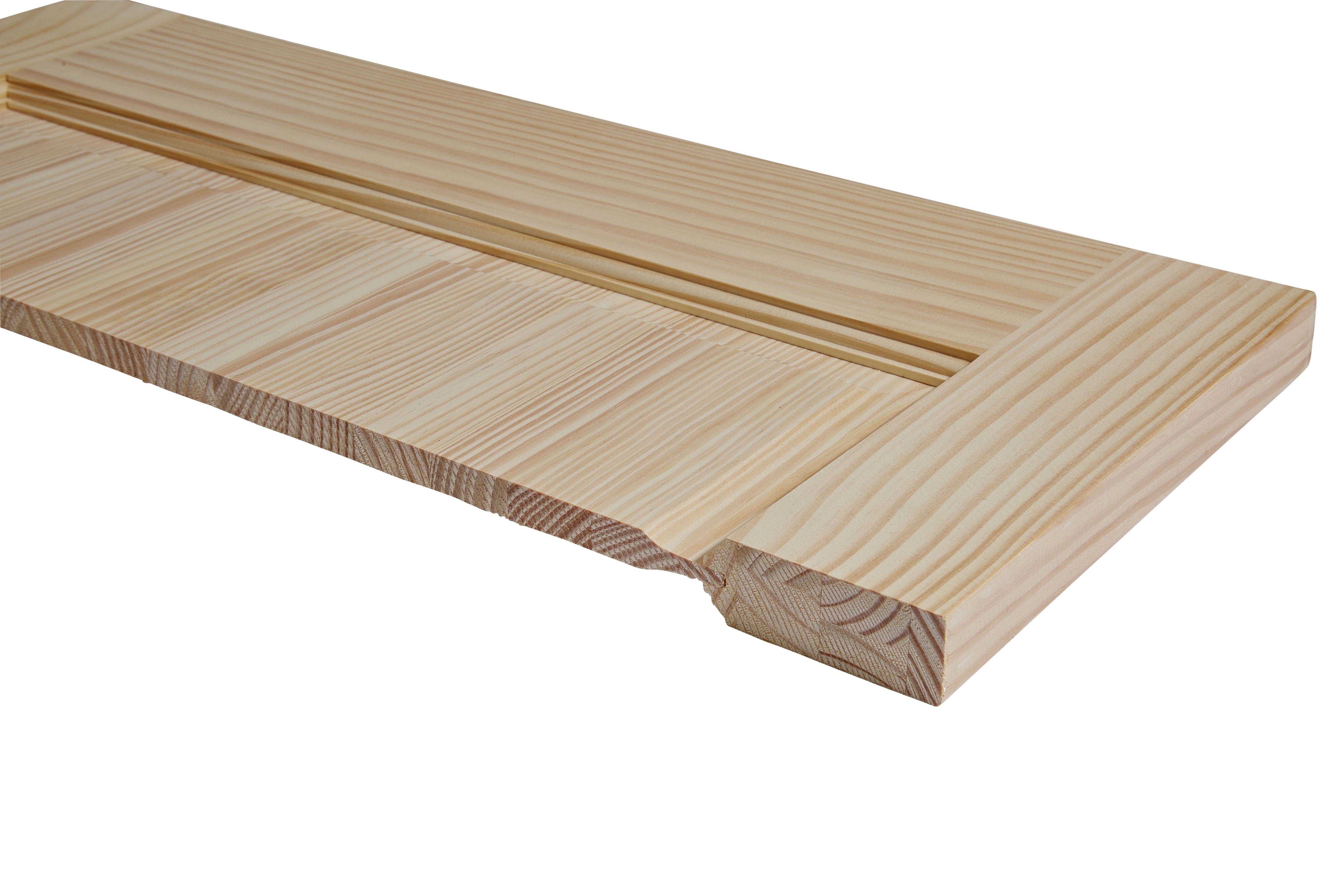 2 panel 6 Lite Glazed Internal Door, (H)1981mm (W)838mm (T)35mm