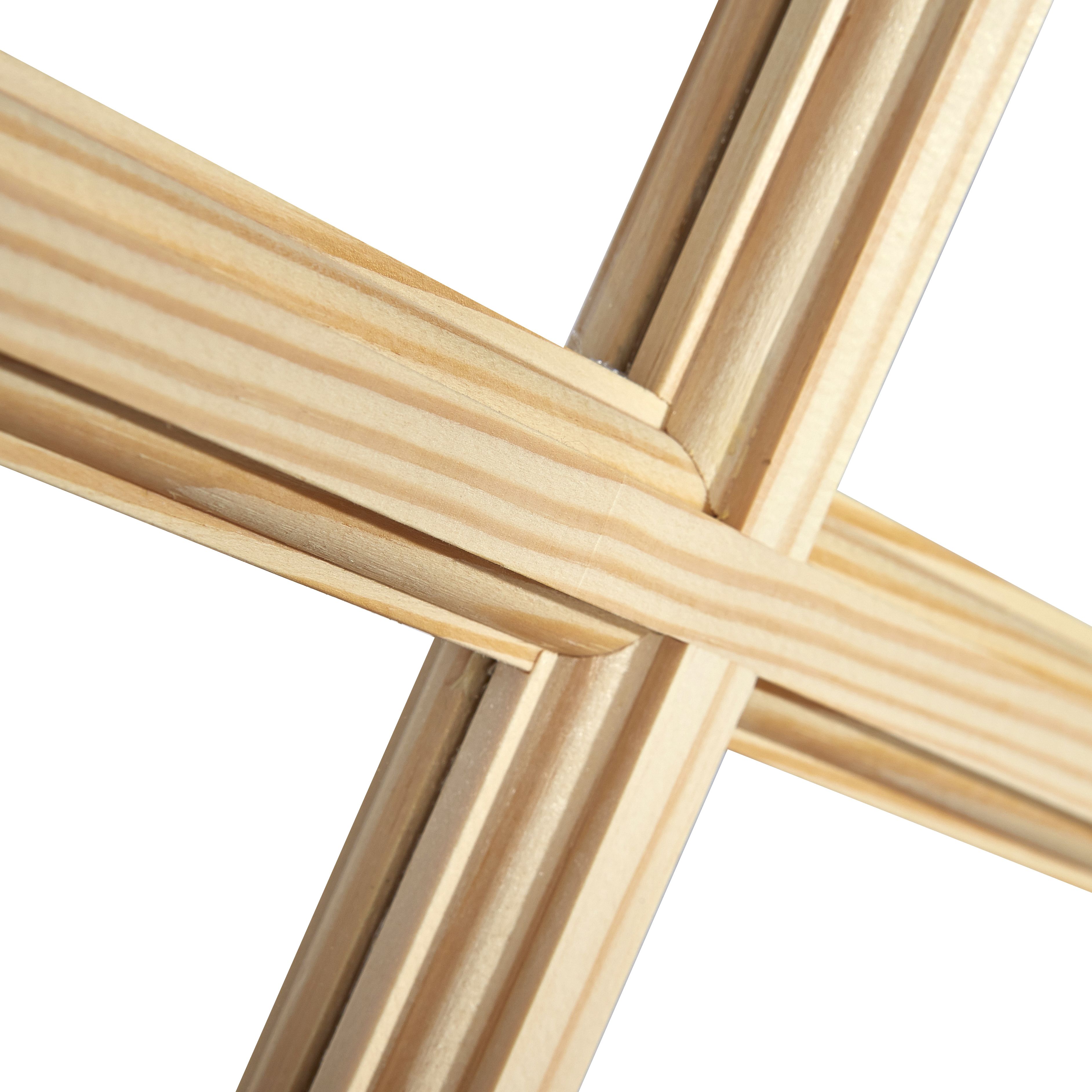 2 panel 6 Lite Glazed Internal Door, (H)1981mm (W)838mm (T)35mm