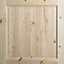 2 panel Glazed Wooden External Glass door Back door, (H)1981mm (W)838mm