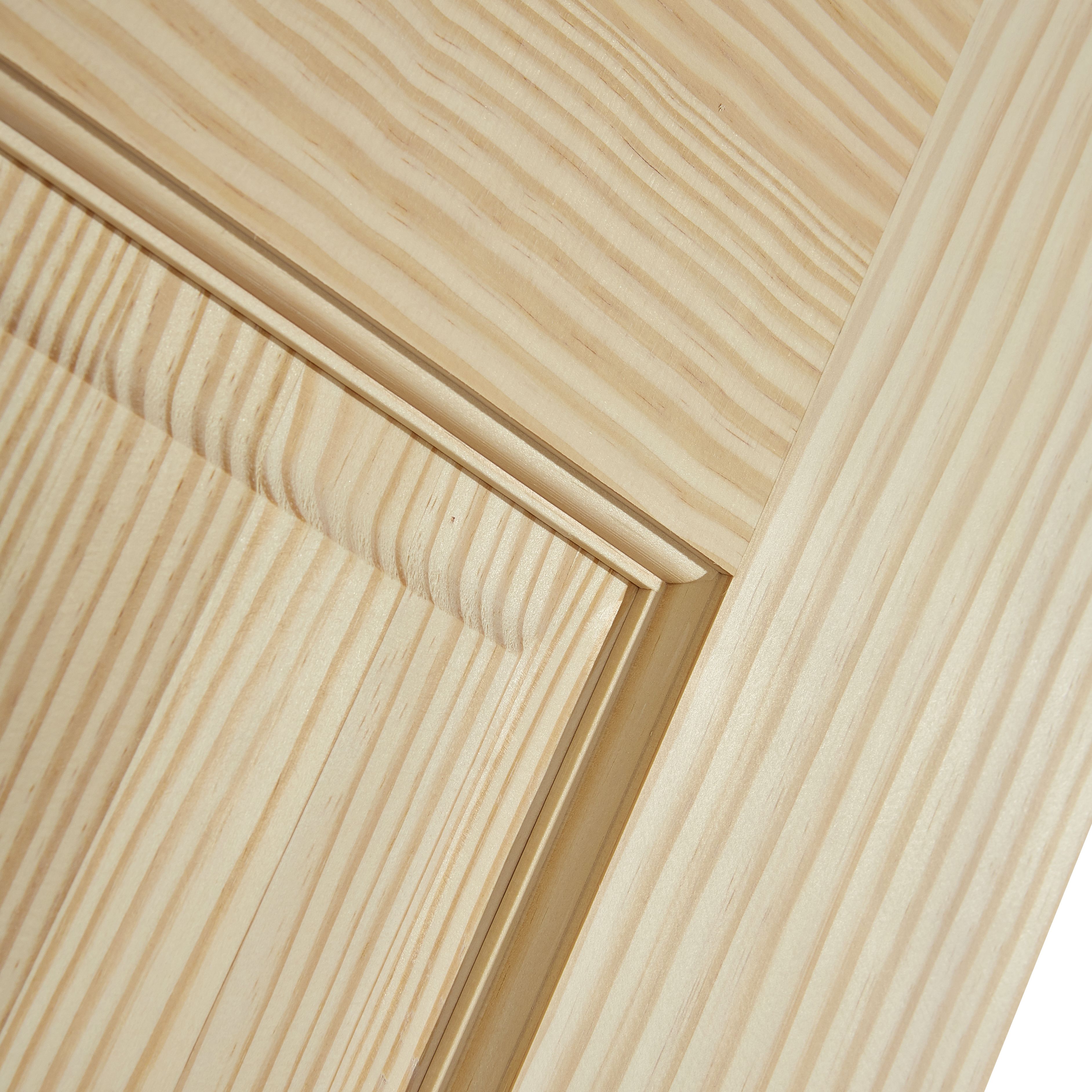 2 panel Unglazed Contemporary Pine veneer Internal Clear pine Door, (H)1981mm (W)838mm (T)35mm