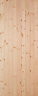 2 panel Unglazed Redwood Back door, (H)1981mm (W)762mm