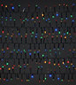 2000 Multicolour Cluster LED String lights Green cable