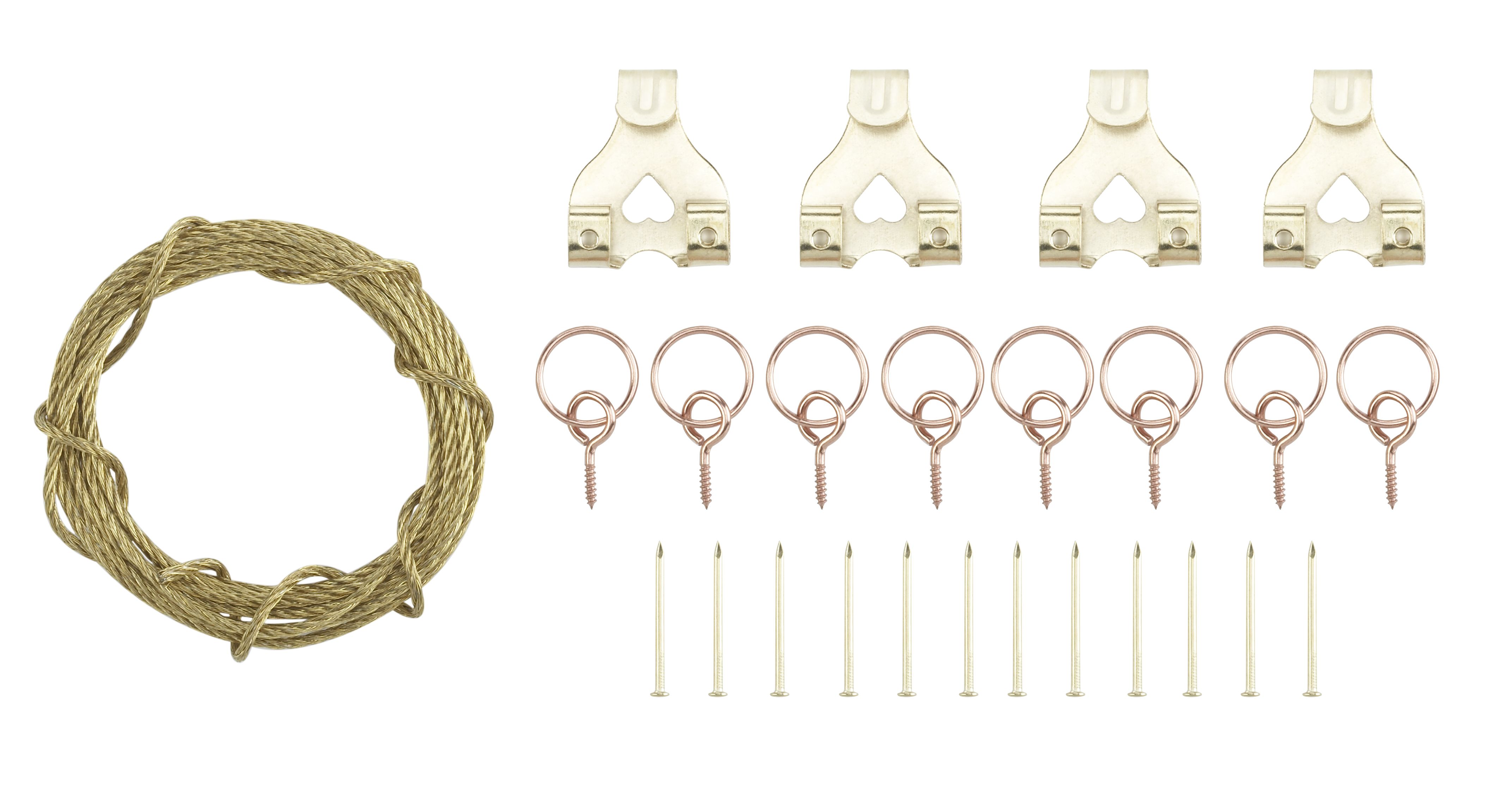 25 piece Picture hanging kit