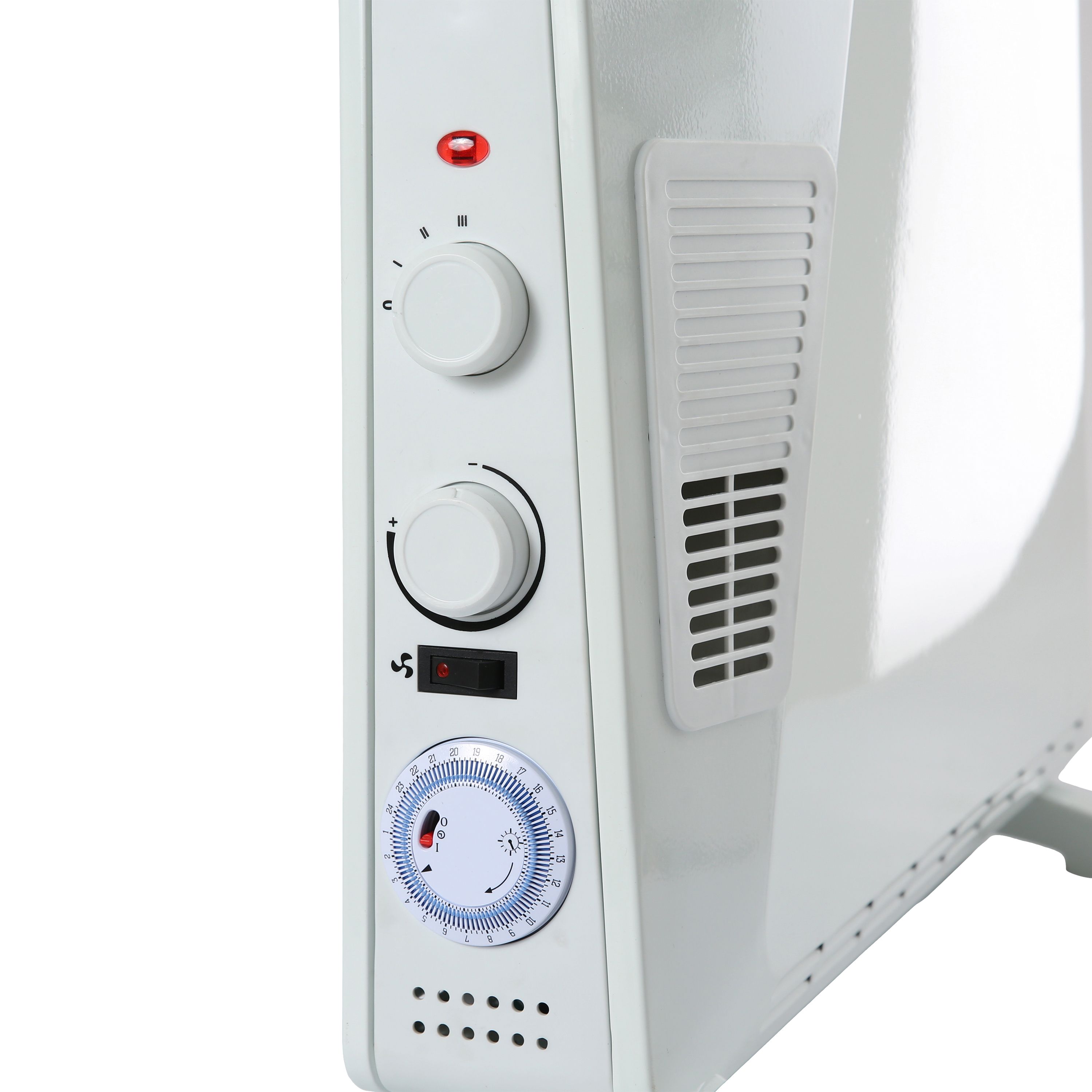 2500W White Convector heater With timer function