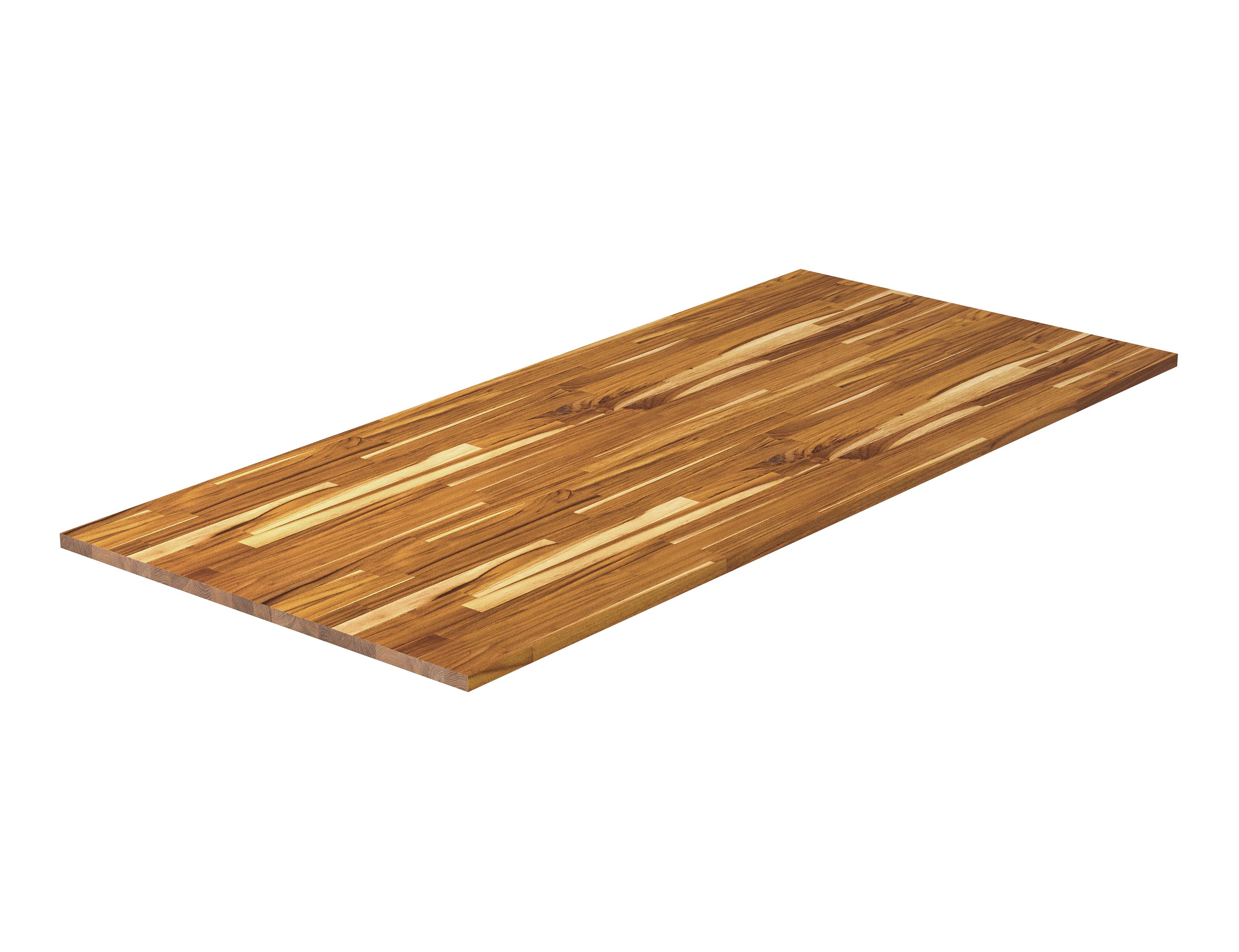 26mm Matt Wood Square edge Kitchen Island worktop, (L)2000mm
