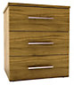 3 Drawer Chest of drawers (H)705mm (W)600mm (D)500mm