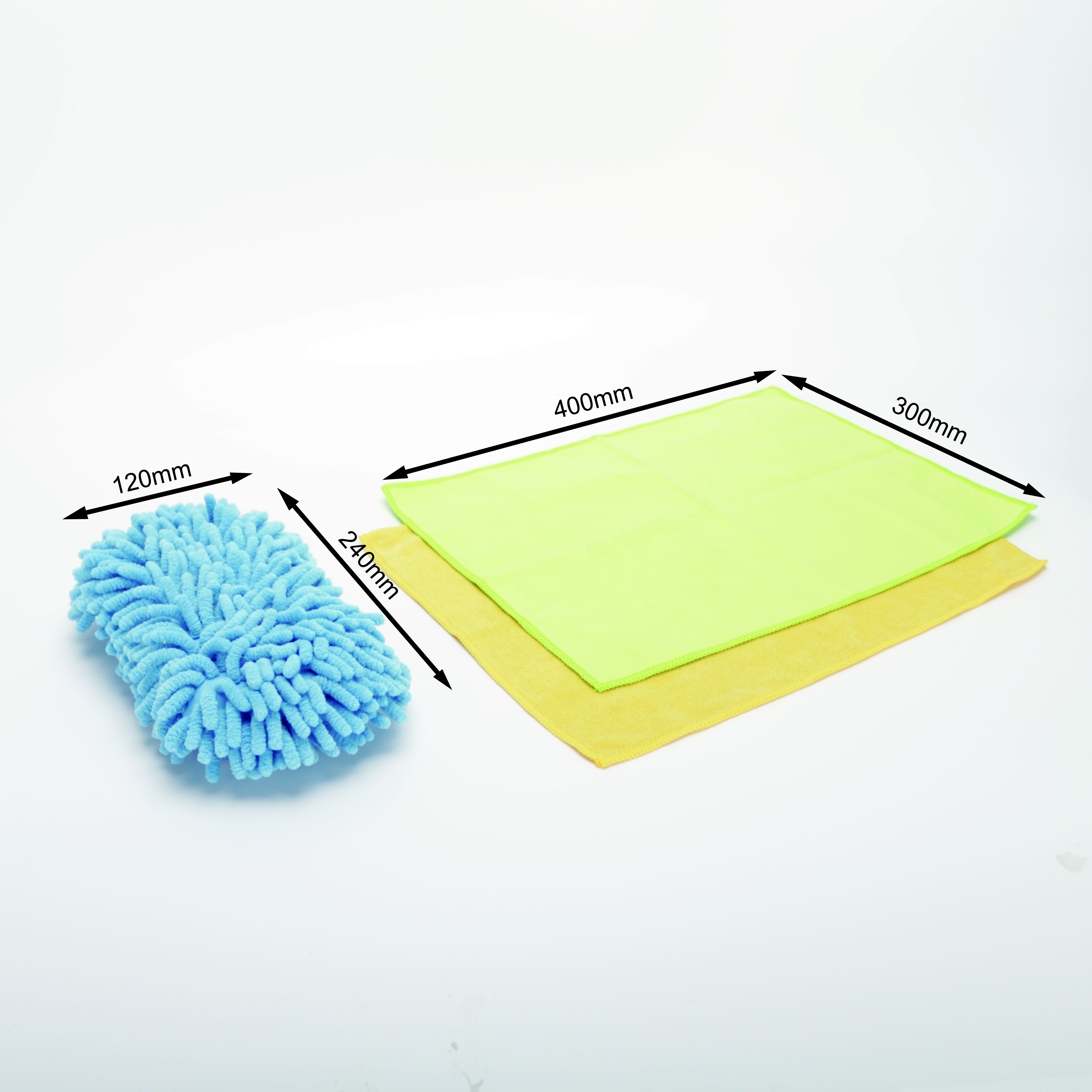 3 piece Car cleaning kit