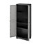 3 shelf Polypropylene Tall Storage cabinet