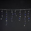 300 Cold white/blue Icicle LED String lights with Clear cable