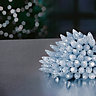 300 White Pinecone LED String lights Green cable