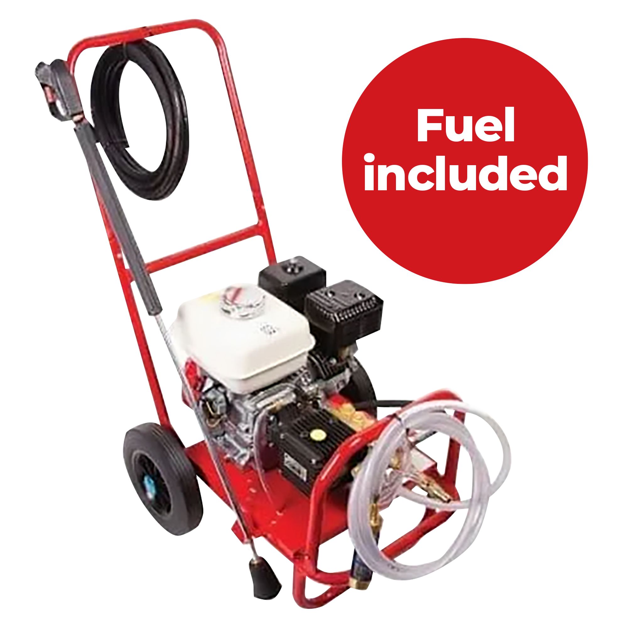 3000psi Petrol Pressure washer bundle - Weekend hire