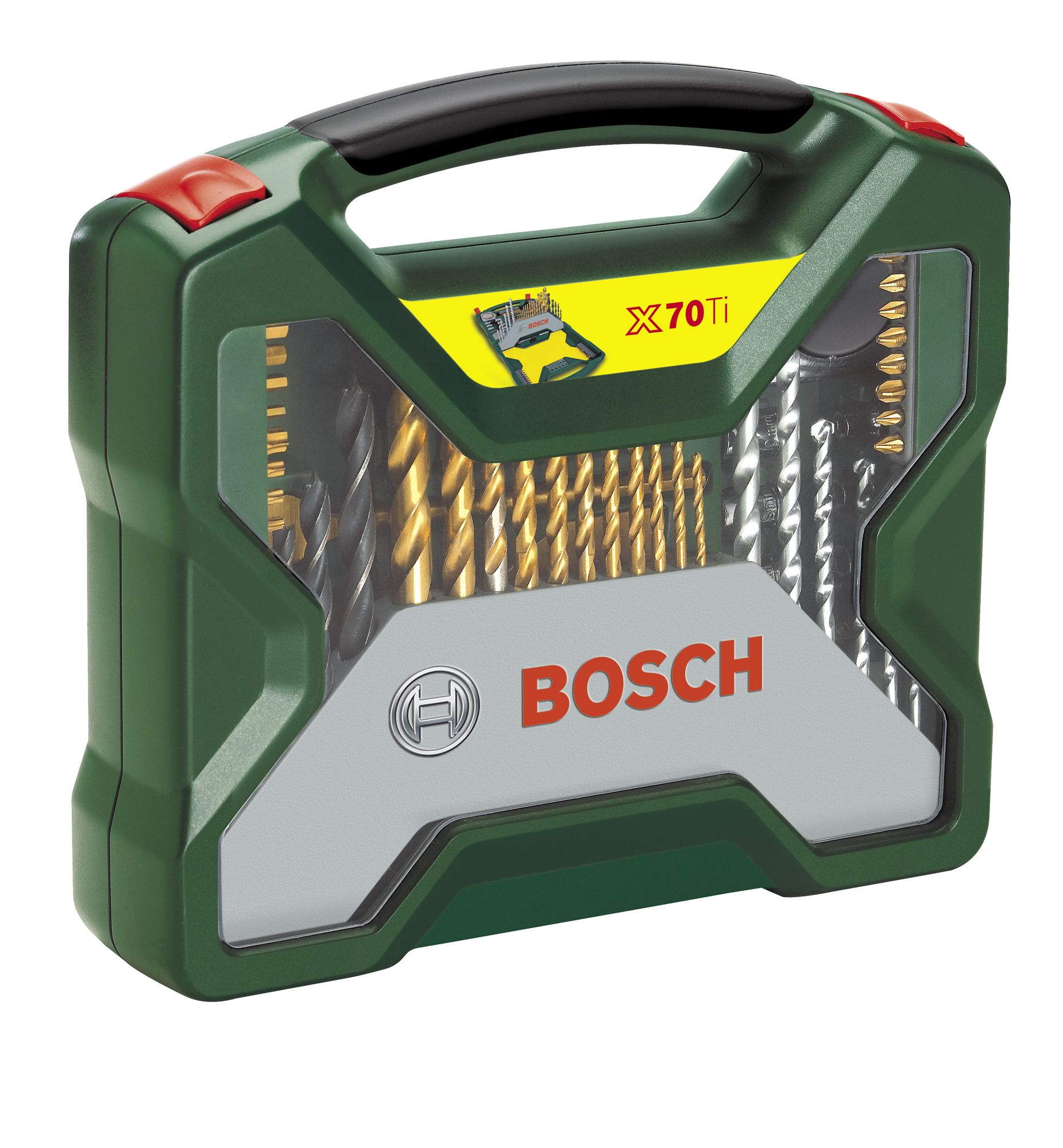 Bosch X-Line 70 piece Mixed Drill bit Set | Departments | DIY at B&Q
