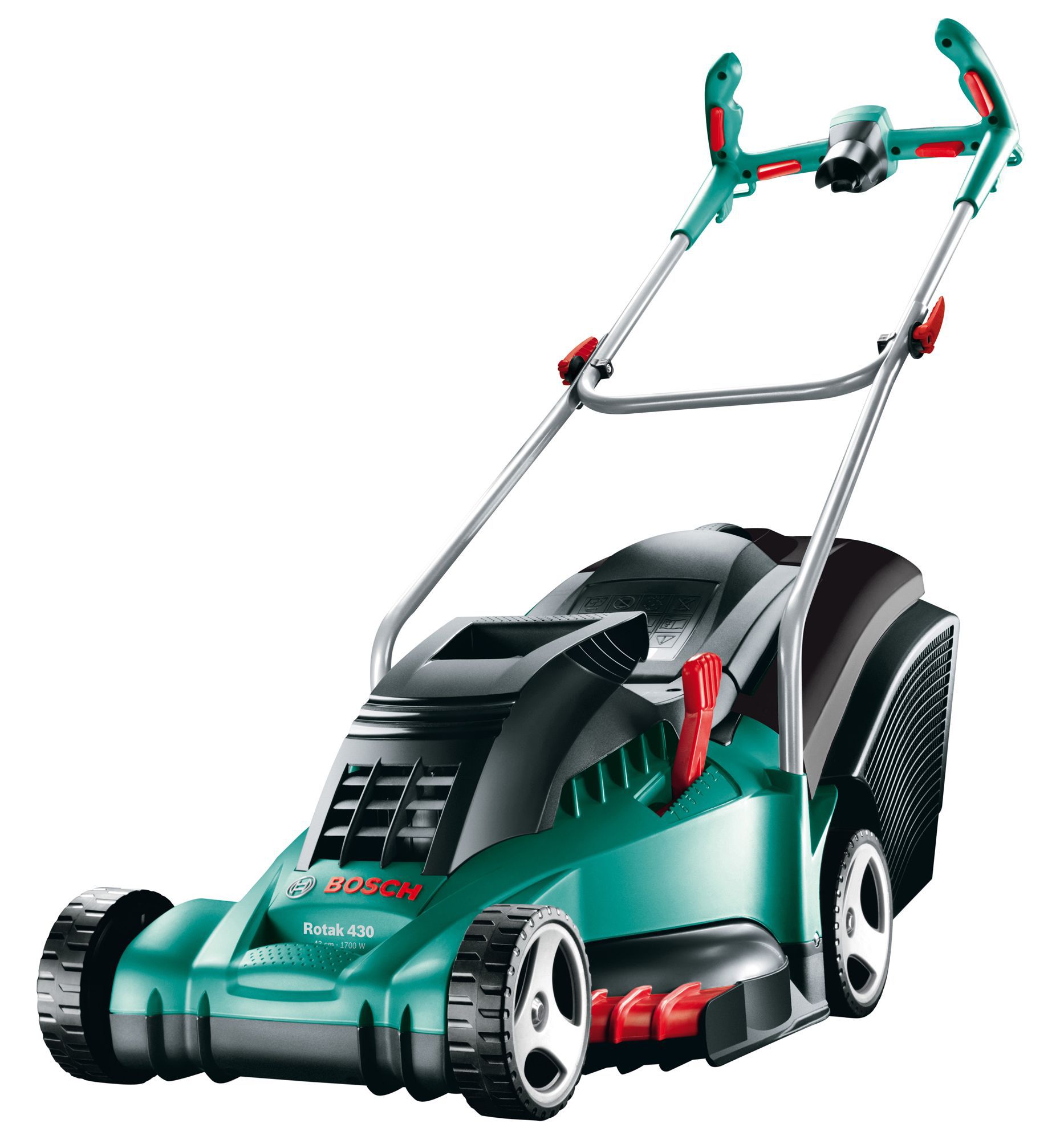 Bosch Rotak 430 Ergoflex Corded Steel Rotary Lawnmower | Departments ...