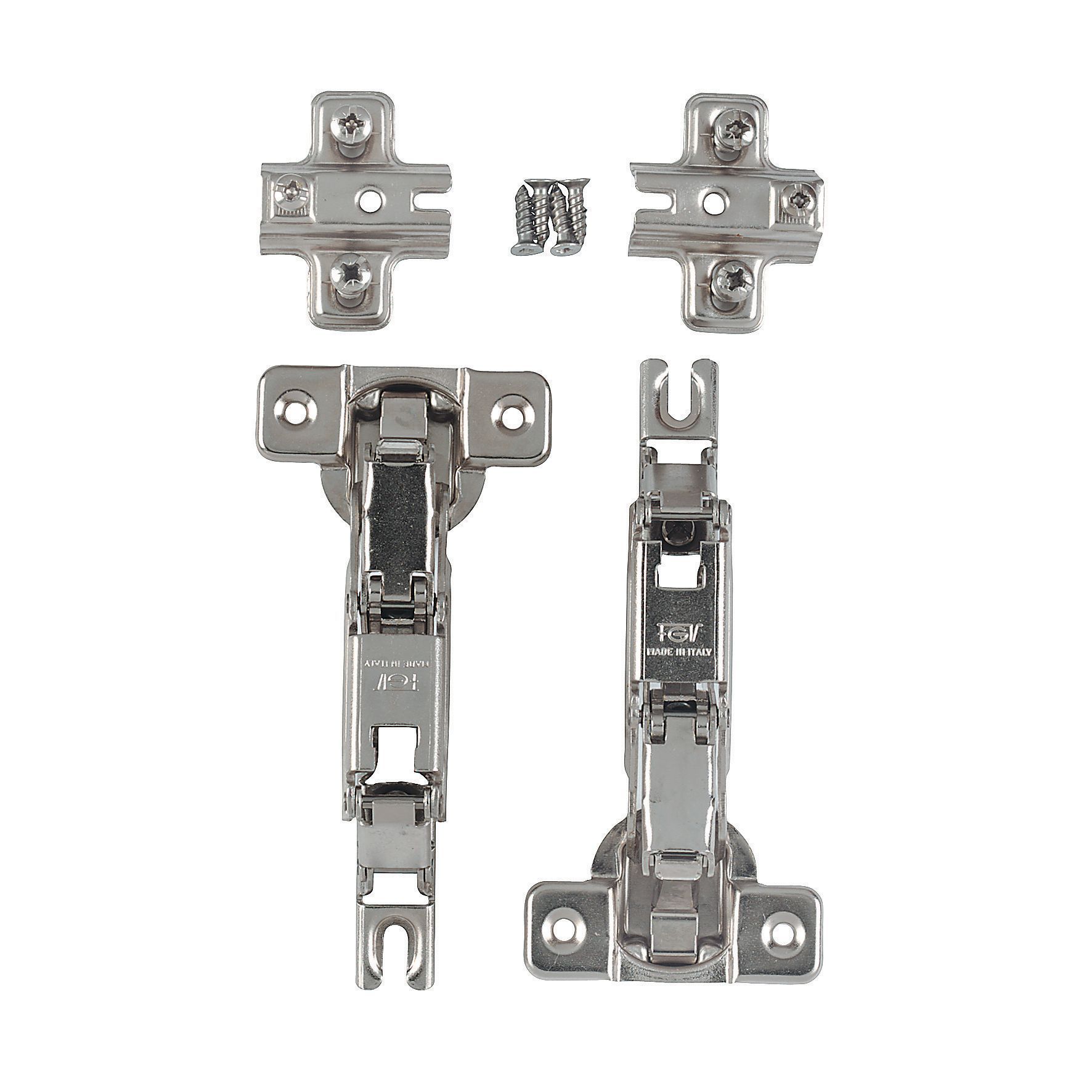 IT Kitchens Standard 170° Cabinet hinge, Pack of 2 | Departments | DIY