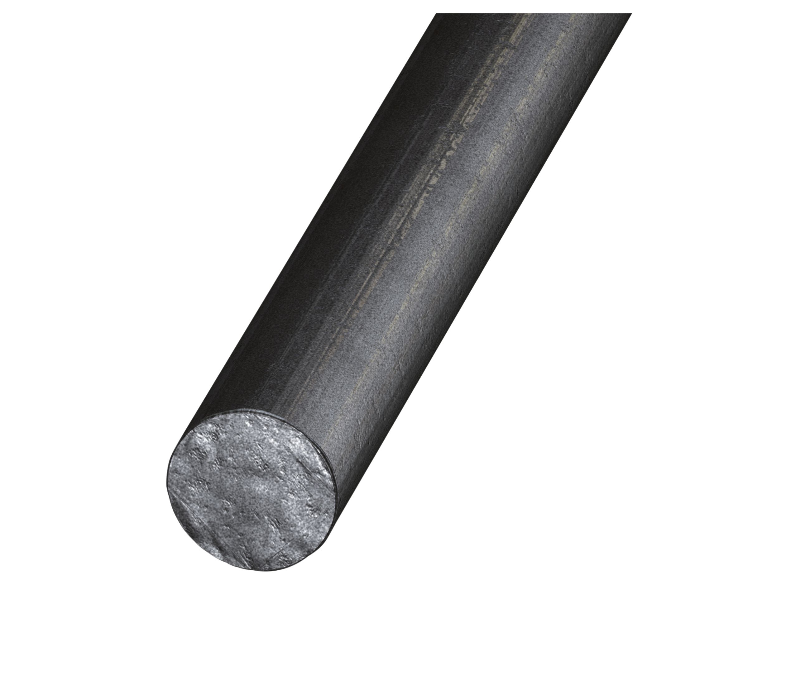 Hotrolled steel Round Metal bar (L)1m Departments DIY at B&Q